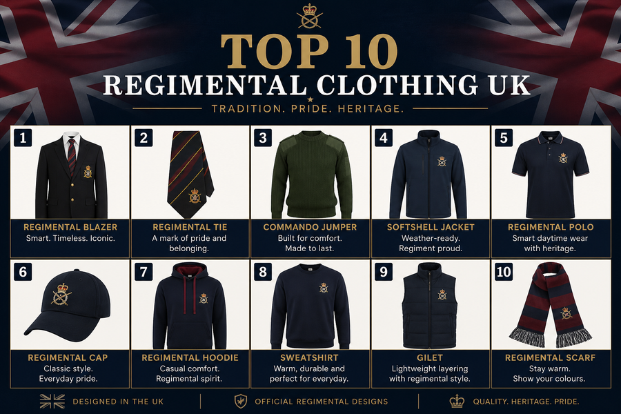 Top 10 Regimental Clothing UK