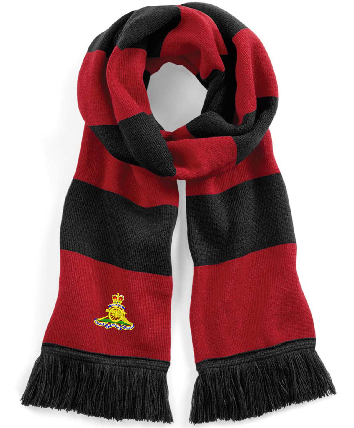 Royal Artillery Stadium Scarf – Embroidered RA Regimental Scarf