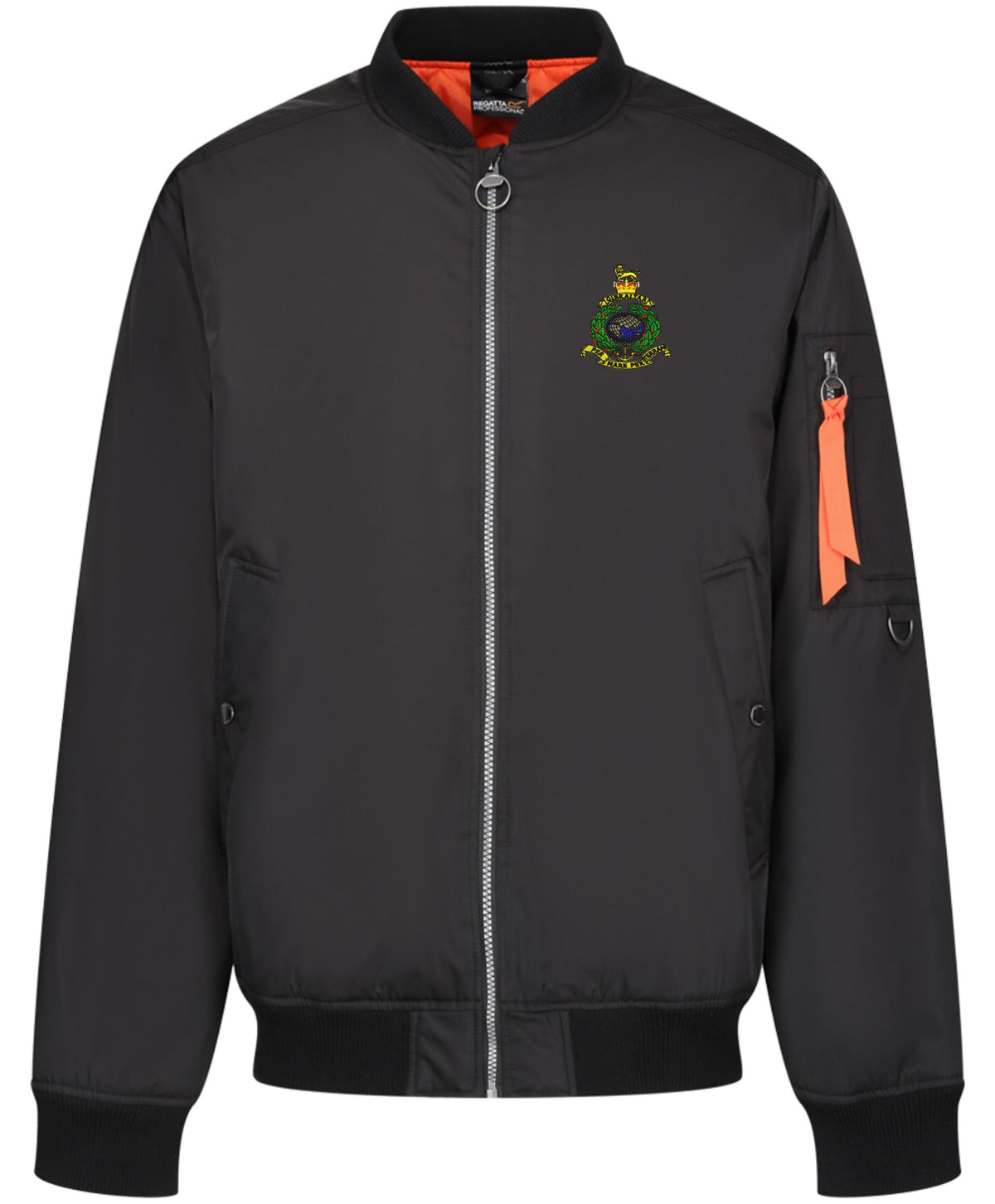 Royal Marines Globe & Laurel Pro Pilot Jacket – Premium Embroidered Military Jacket