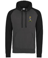Royal Signals Contrast Hoodie | Embroidered Royal Corps of Signals Hoodie