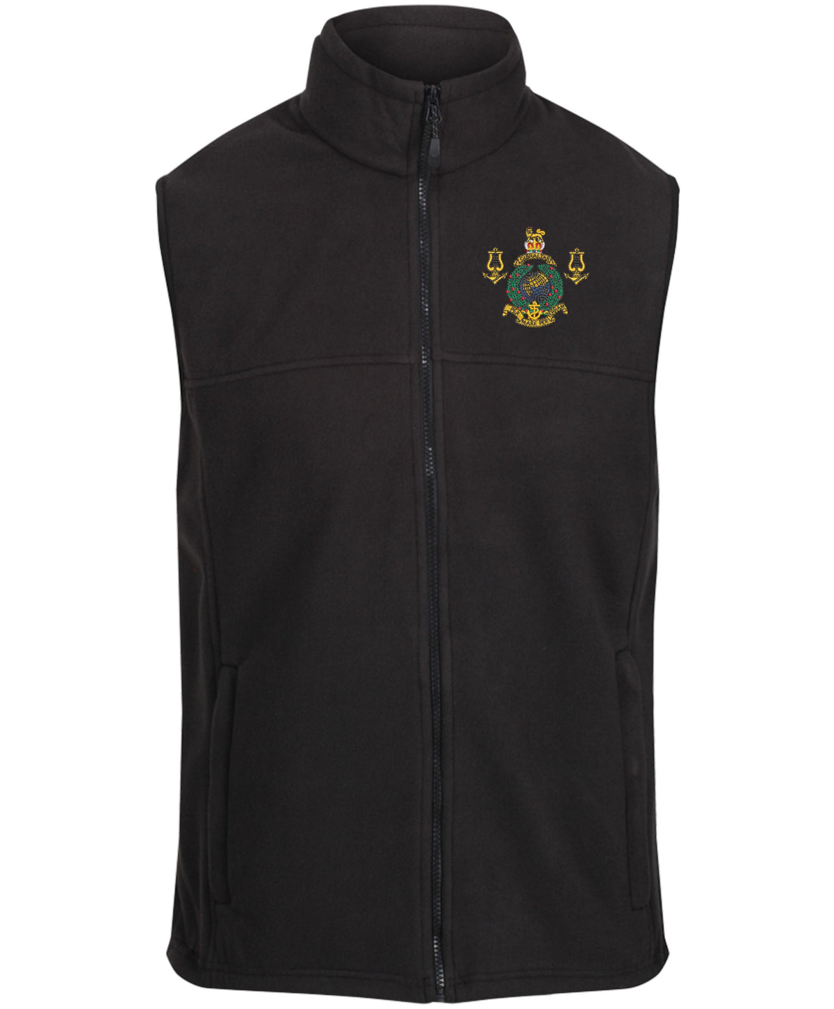 Royal Marines Band Fleece Bodywarmer – Premium Embroidered Military Gilet UK