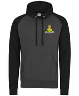 Royal Artillery Contrast Hoodie – Embroidered RA Gunner Hoodie
