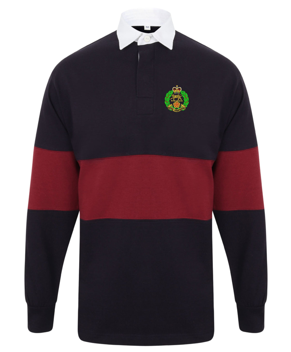 Royal Hampshire Regiment Rugby Shirt – Embroidered Regimental Rugby Top