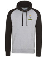 Royal Signals Contrast Hoodie | Embroidered Royal Corps of Signals Hoodie