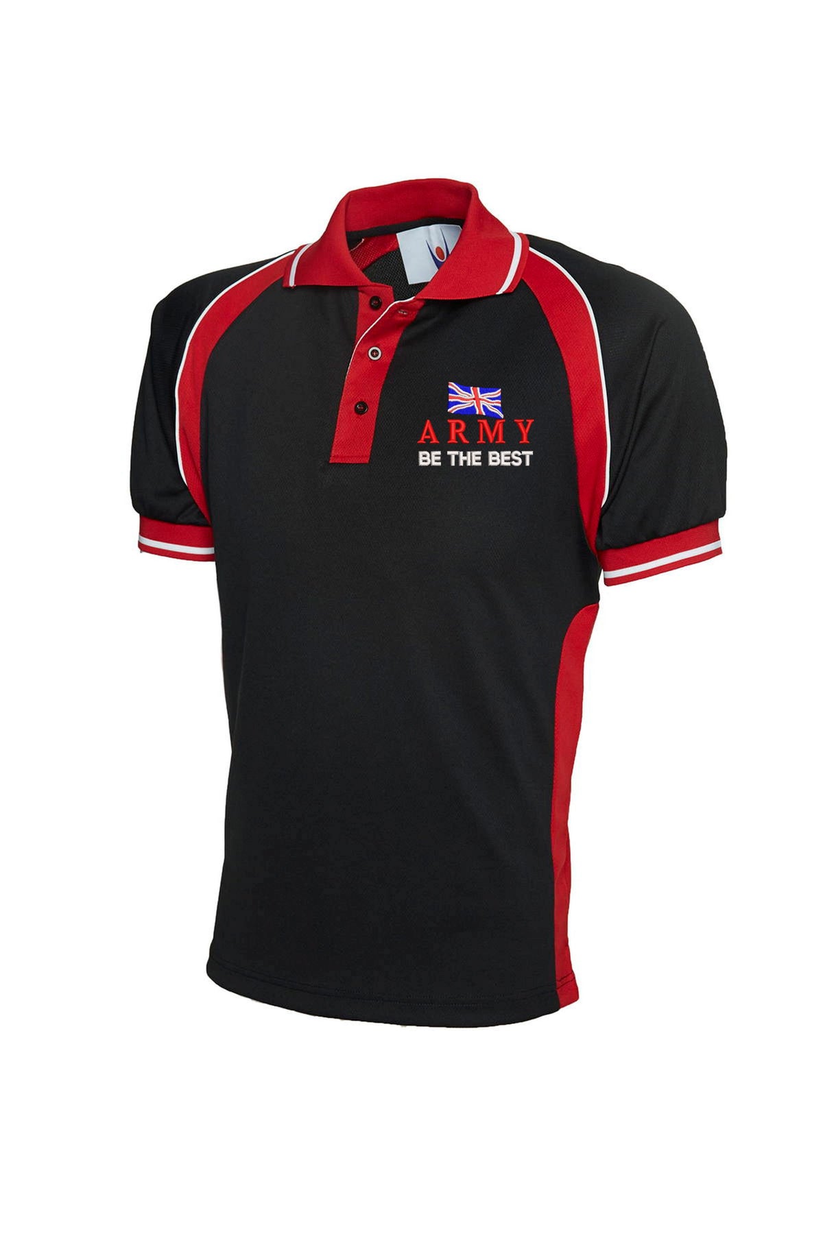 Army “Be The Best” Embroidered Sports Polo Shirt | Official Licensed UK