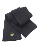 Fleet Air Arm Heavy Knit Scarf – Embroidered Royal Navy Military Scarf