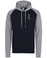 Royal Signals Contrast Hoodie | Embroidered Royal Corps of Signals Hoodie