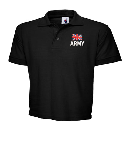 Army (New Logo) Polo Shirt – Embroidered British Army Military Polo Shirt UK