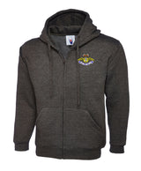 Fleet Air Arm Zipped Hoodie – Embroidered Royal Navy Military Hoodie