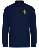 REME Long Sleeve Piqué Polo Shirt – Embroidered Royal Electrical & Mechanical Engineers