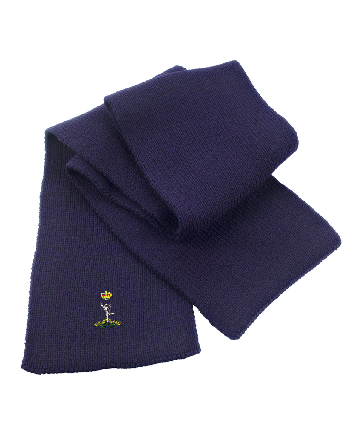 Royal Signals Heavy Knit Scarf – Embroidered Royal Corps of Signals Military Scarf