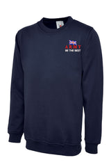 British Army “Be The Best” Sweatshirt | Embroidered Military Sweatshirts UK