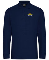 Fleet Air Arm Long Sleeve Piqué Polo Shirt – Embroidered Royal Navy Clothing
