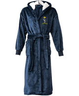 Royal Signals Unisex Hooded Cuffed Robe – Embroidered Military Dressing Gown