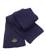 Fleet Air Arm Heavy Knit Scarf – Embroidered Royal Navy Military Scarf
