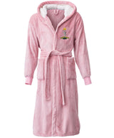 Royal Signals Unisex Hooded Cuffed Robe – Embroidered Military Dressing Gown