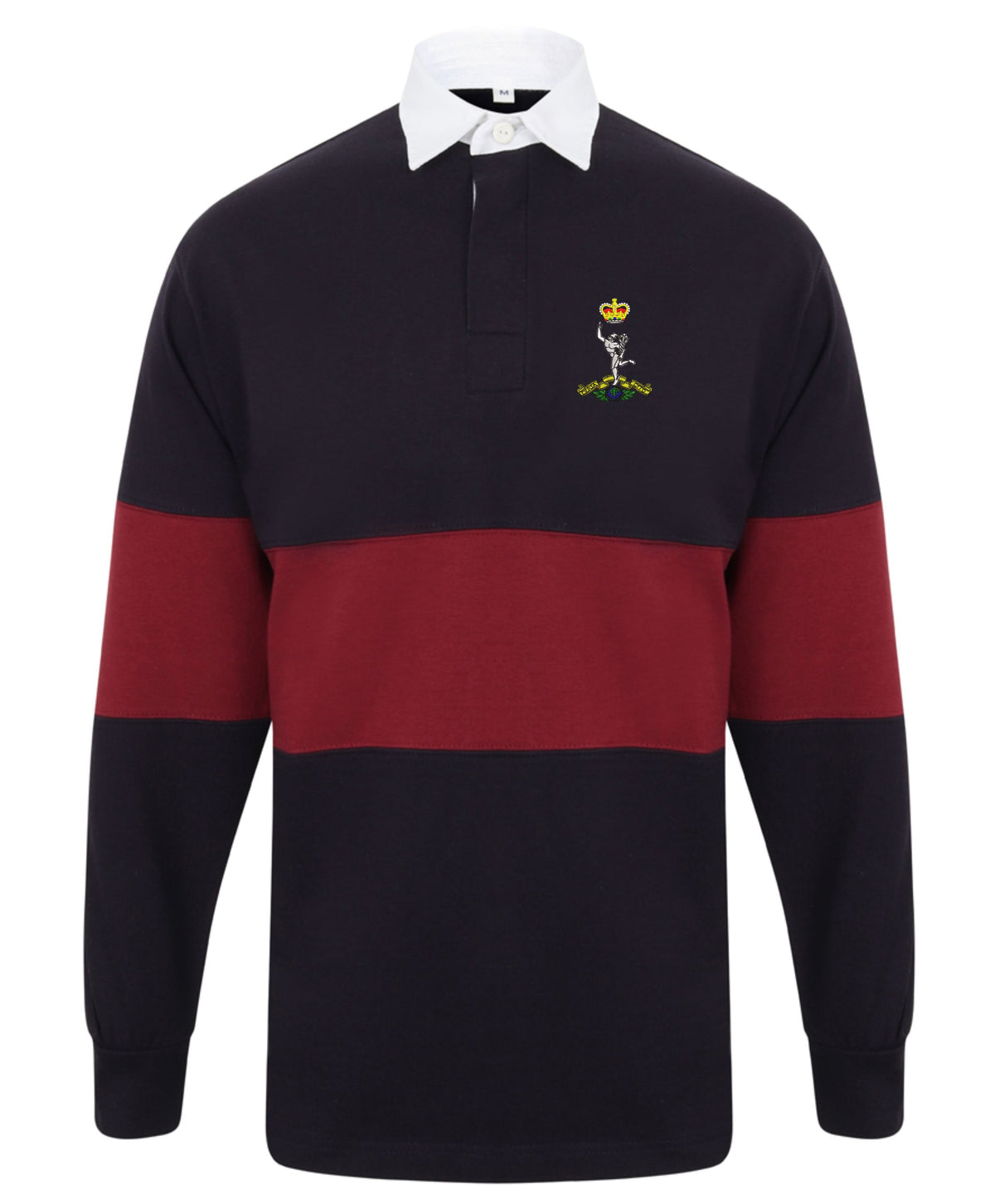 Royal Signals Rugby Shirt – Embroidered Royal Corps of Signals Rugby Top