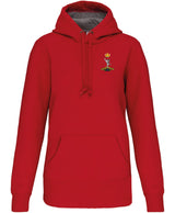 Royal Signals Kariban Heavy Contrast Hoodie – Embroidered Royal Corps of Signals Hoodie