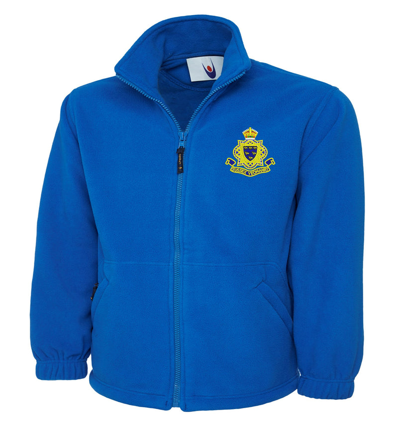 Sussex Yeomanry Fleece Jacket UK | Custom Embroidered Army Fleece