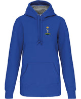 Royal Signals Kariban Heavy Contrast Hoodie – Embroidered Royal Corps of Signals Hoodie