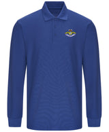 Fleet Air Arm Long Sleeve Piqué Polo Shirt – Embroidered Royal Navy Clothing