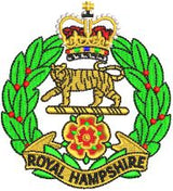 Royal Hampshire Regiment Kariban Heavy Contrast Hoodie – Embroidered Regimental Hoodie