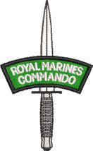 Royal Marines Commando Dagger Unisex Hooded Cuffed Robe – Premium Embroidered Military Clothing
