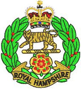 Royal Hampshire Regiment Contrast Hoodie – Embroidered Regimental Hoodie