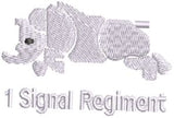1 Signal Regiment Beanie Hat – British Army Military Embroidered Hat UK