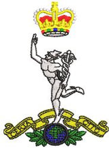 Royal Signals Contrast Hoodie | Embroidered Royal Corps of Signals Hoodie