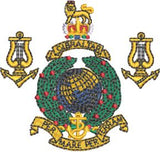 Royal Marines Band Full Zip Sweatshirt – Premium Embroidered Military Zip Jacket UK