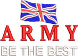 British Army “Be The Best” Hoodie | Embroidered Military Hoodie UK