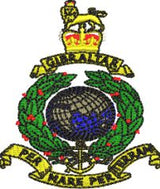 Royal Marines Globe & Laurel Kariban Heavy Contrast Hoodie – Premium Embroidered Military Clothing