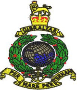 Royal Marines Globe & Laurel Contrast Hoodie – Embroidered Military Clothing