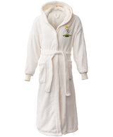 Royal Signals Unisex Hooded Cuffed Robe – Embroidered Military Dressing Gown