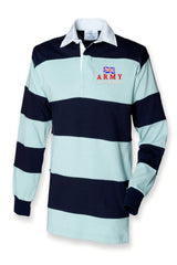 British Army “Be The Best” Long Stripe Rugby Shirt | Military Rugby Top UK