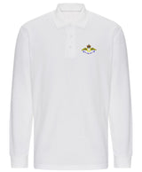 Fleet Air Arm Long Sleeve Piqué Polo Shirt – Embroidered Royal Navy Clothing