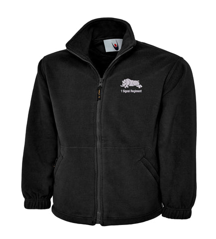 1 Signal Regiment Fleece Jacket UK | Embroidered British Army Military Fleece
