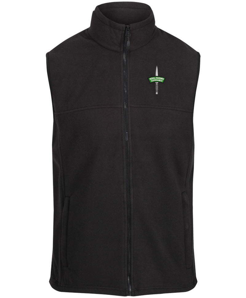 Royal Marines Dagger Fleece Bodywarmer – Premium Embroidered Military Gilet
