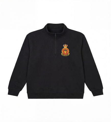Army Catering Corps 1/2 Zip Sweatshirt | Embroidered Military Sweatshirts UK