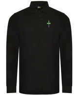 Royal Marines Dagger Long Sleeve Piqué Polo Shirt – Premium Embroidered Military Clothing
