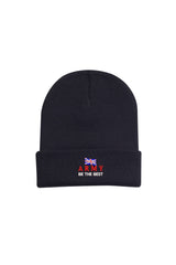 British Army “Be The Best” Beanie Hat | Embroidered Military Hat UK