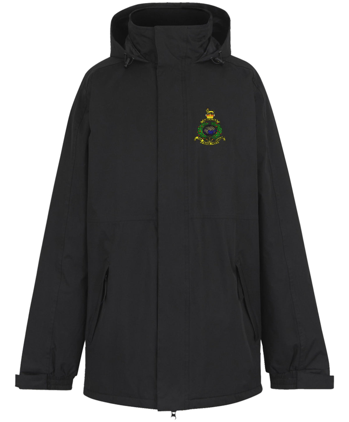 Royal Marines Globe & Laurel Regatta Dover Parka – Embroidered Military Jacket