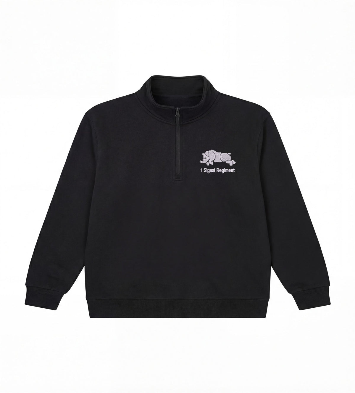 1 Signal Regiment 1/2 Zip Sweatshirt | Embroidered Military Sweatshirt UK