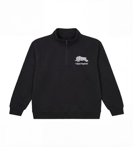 1 Signal Regiment 1/2 Zip Sweatshirt | Embroidered Military Sweatshirt UK