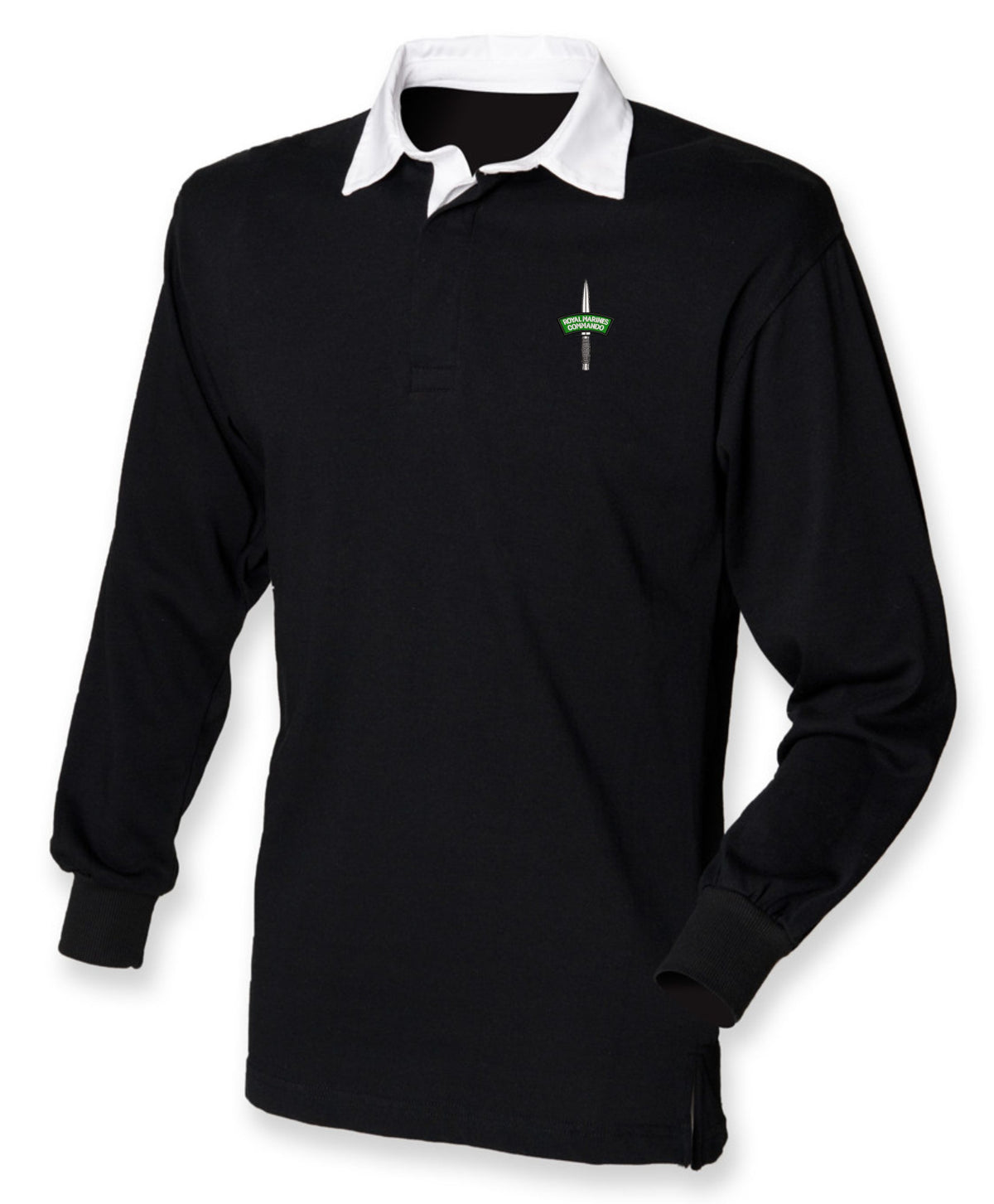 Royal Marines Dagger Rugby Shirt – Premium Embroidered Commando Clothing