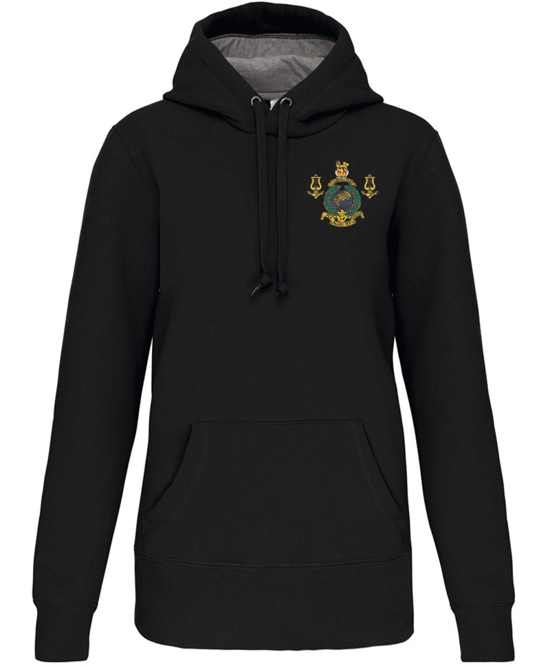 Royal Marines Band Kariban Heavy Contrast Hoodie – Premium Embroidered Military Hoodie