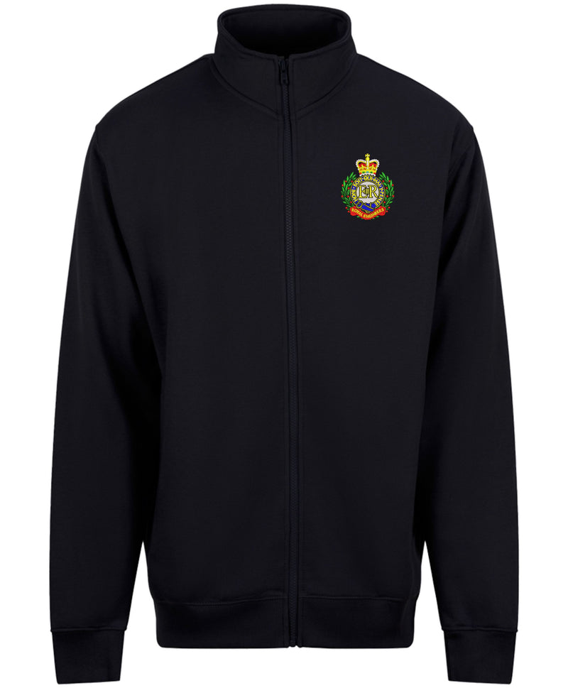 Royal Engineers Full Zip Sweatshirt – Premium Embroidered Sappers Military Clothing