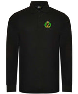 Royal Hampshire Regiment Long Sleeve Piqué Polo Shirt – Embroidered Regimental Polo