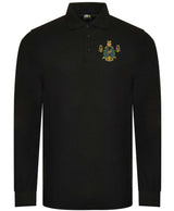 Royal Marines Band Long Sleeve Piqué Polo Shirt –Embroidered Military Polo